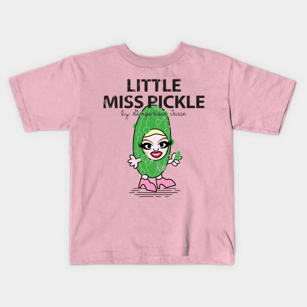 Little Miss Pickle Kids T-Shirt by GingerbearTease